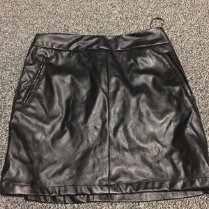 Leather skirt
